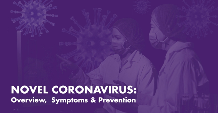 Novel Coronavirus: Overview, Symptoms and Prevention