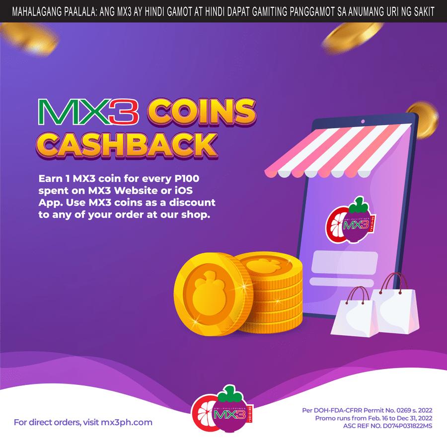 MX3 Coin Cashback