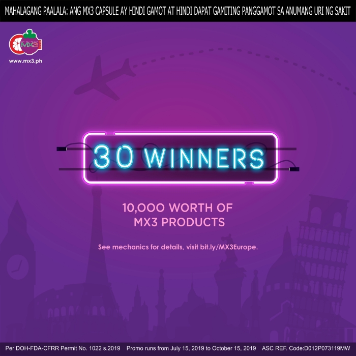 Travel the World with MX3 Prizes