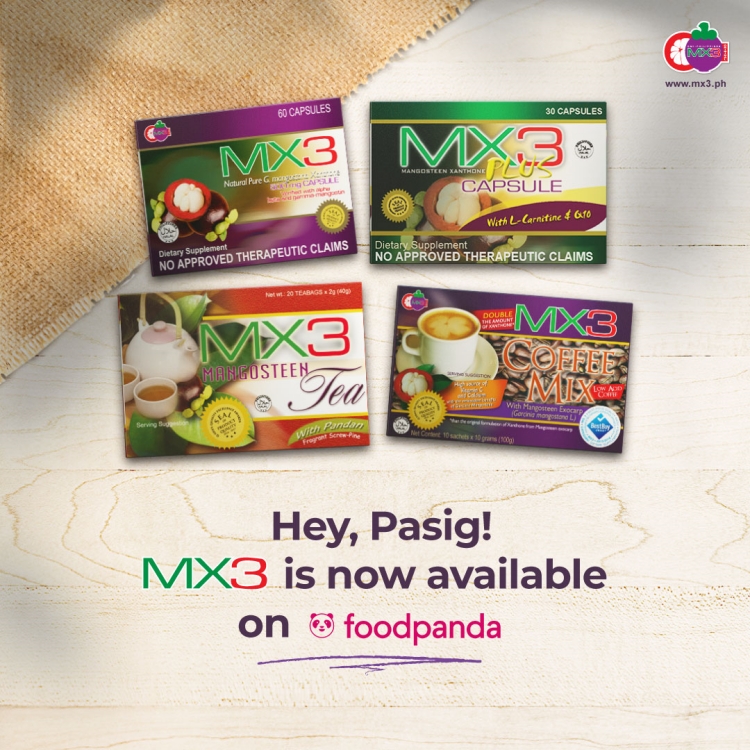 MX3 is now Available on FoodPanda Shop