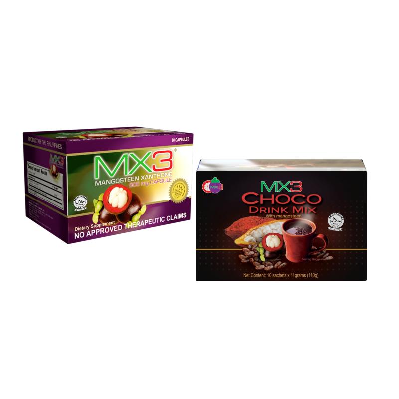 MX3 Capsule with MX3 Choco Drink Mix