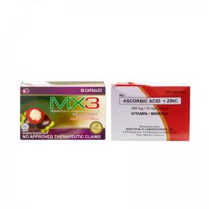 MX3 Capsule with Ascorbic Acid and Zinc