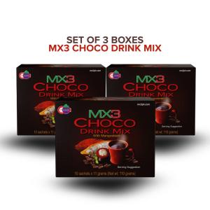 MX3 Choco drink mix set of 3