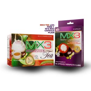 MX3 Tea with Pandan 20s with free MX3 Capsule 10's